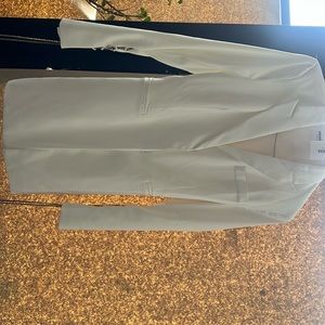 White HEIRESS dress blazer with diamond back and sleeves